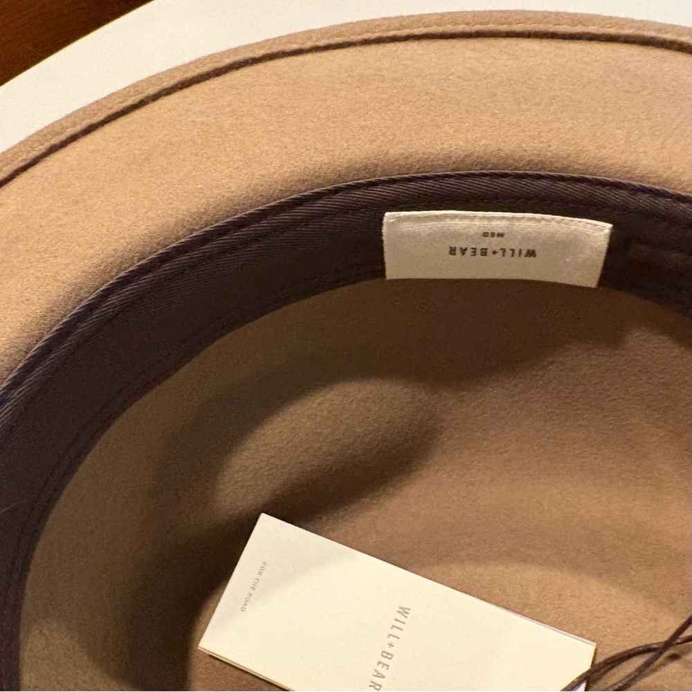 Will + Bear William Wool Hat Oak Packable Classic Unisex Fedora - Picture 12 of 13